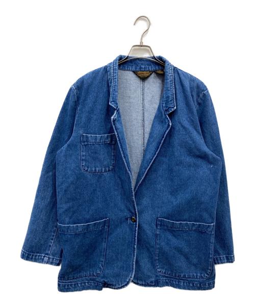 Eddie Bauer（エディーバウアー）Eddie Bauer (エディーバウアー) デニムジャケット ブルー サイズ:Lの古着・服飾アイテム