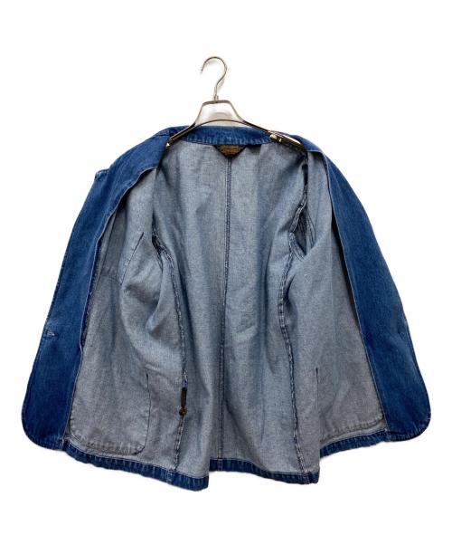 Eddie Bauer（エディーバウアー）Eddie Bauer (エディーバウアー) デニムジャケット ブルー サイズ:Lの古着・服飾アイテム