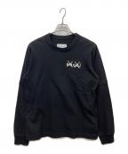 sacai×KAWSサカイ×カウズ）の古着「21AW Embroidery Long Sleeve」｜ブラック
