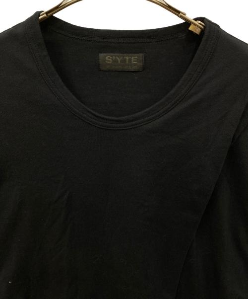 s'yte（サイト）s'yte (サイト) ハーフレイヤードTシャツ ブラック サイズ:Lの古着・服飾アイテム