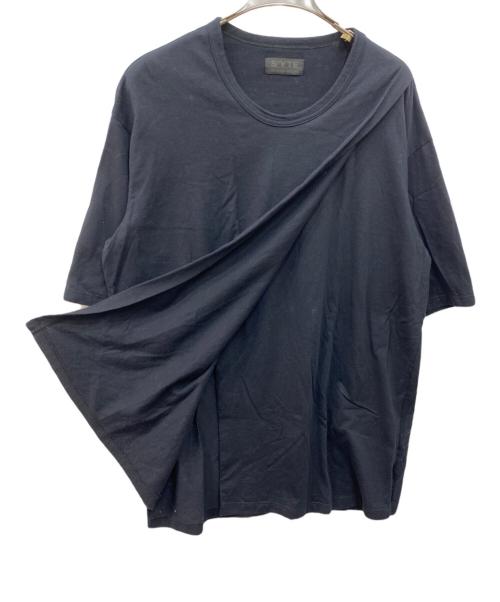 s'yte（サイト）s'yte (サイト) ハーフレイヤードTシャツ ブラック サイズ:Lの古着・服飾アイテム