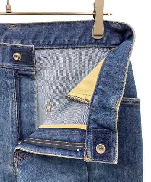 kaiko（カイコー）kaiko (カイコー) 22SS BOX DENIM FLARE KAIKO ブルー サイズ:Lの古着・服飾アイテム