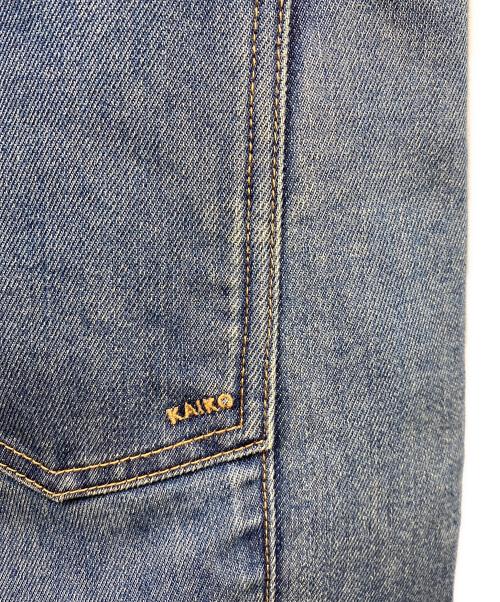 kaiko（カイコー）kaiko (カイコー) 22SS BOX DENIM FLARE KAIKO ブルー サイズ:Lの古着・服飾アイテム