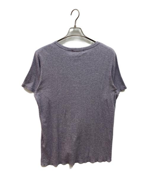 Y's（ワイズ）Y's (ワイズ) カシミア混Tシャツ パープル サイズ:Lの古着・服飾アイテム