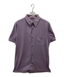 Y's for men（ワイズフォーメン）の古着「リネン混シャツ」｜パープル