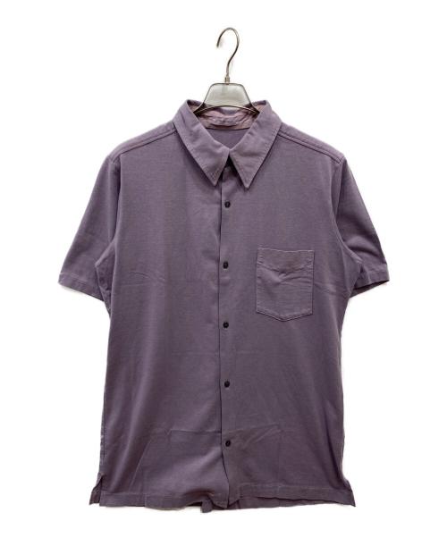 Y's for men（ワイズフォーメン）Y'S for men (ワイズフォーメン) リネン混シャツ パープル サイズ:Lの古着・服飾アイテム