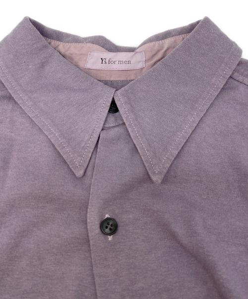 Y's for men（ワイズフォーメン）Y'S for men (ワイズフォーメン) リネン混シャツ パープル サイズ:Lの古着・服飾アイテム