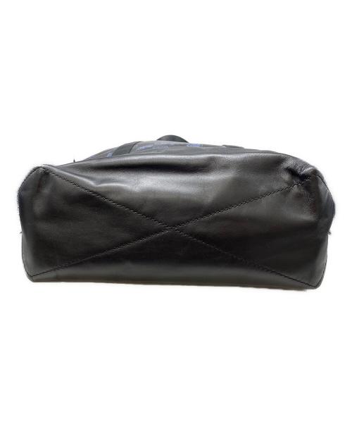 COACH（コーチ）COACH (コーチ) チェックグラフィックトートバッグ ブラックの古着・服飾アイテム