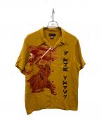 THE REAL McCOY'S×STAR WARSザ・リアルマッコイズ×スターウォーズ）の古着「総柄レーヨンシャツ」｜ブラウン