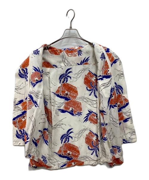 Sun Surf（サンサーフ）Sun Surf (サンサーフ) 長袖アロハシャツ ホワイト サイズ:Ｍの古着・服飾アイテム