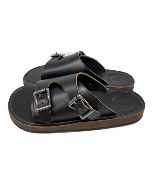 SKULL&MOSH（スカルアンドモッシュ）SKULL&MOSH (スカルアンドモッシュ) DOUBLE MONK SANDALS ブラック サイズ:10の古着・服飾アイテム