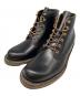 SKULL & MOSH（スカルアンドモッシュ）の古着「PLAIN TOE BOOTS」｜ブラック