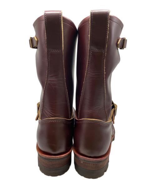SKULL & MOSH（スカルアンドモッシュ）SKULL & MOSH (スカルアンドモッシュ) ENGINEER BOOTS レッド(WINE) サイズ:9の古着・服飾アイテム