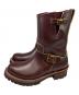 SKULL & MOSH (スカルアンドモッシュ) ENGINEER BOOTS レッド(WINE) サイズ:9：35000円