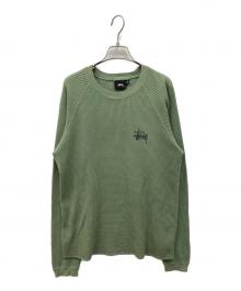 stussy（ステューシー）の古着「BASIC STÜSSY THERMAL」｜グリーン