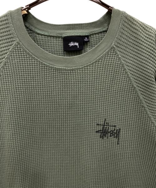 stussy（ステューシー）stussy (ステューシー) BASIC STÜSSY THERMAL グリーン サイズ:Sの古着・服飾アイテム