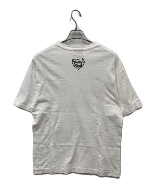 HUMAN MADE（ヒューマンメイド）HUMAN MADE (ヒューマンメイド) ポケットTシャツ ホワイト サイズ:Lの古着・服飾アイテム
