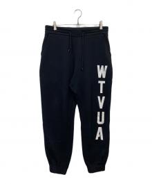 WTAPS（ダブルタップス）の古着「ステンシル トラウザーズスウェットパンツ」｜ブラック
