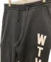中古・古着 WTAPS (ダブルタップス) ステンシル トラウザーズスウェットパンツ ブラック サイズ:X02：10000円