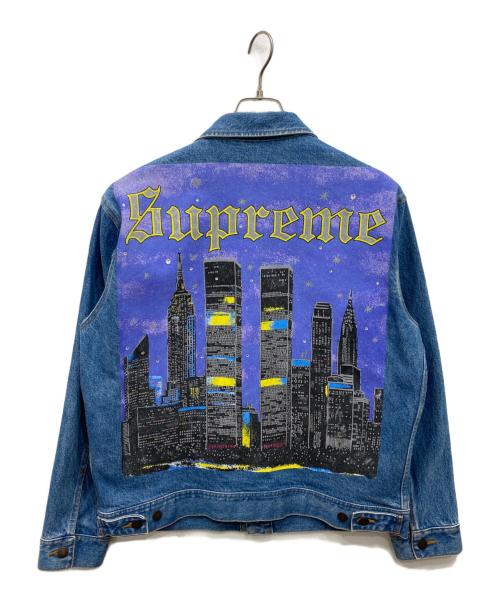 SUPREME（シュプリーム）SUPREME (シュプリーム) 19SS New York painted Trucker Jacket/デニムジャケット インディゴ サイズ:Mの古着・服飾アイテム