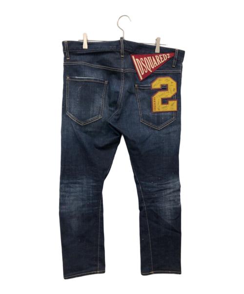 DSQUARED2（ディースクエアード）DSQUARED2 (ディースクエアード) SEXY TWIST JEAN インディゴ サイズ:52の古着・服飾アイテム