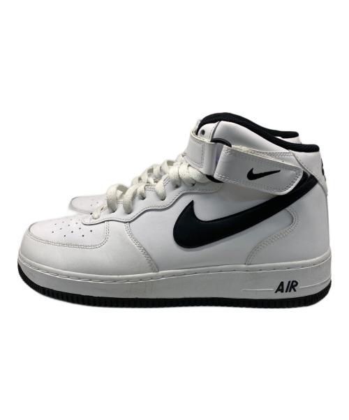 NIKE（ナイキ）NIKE (ナイキ) AIR FORCE 1 MID '07 WHITE/BLACK-WHITE ホワイト サイズ:28.5の古着・服飾アイテム