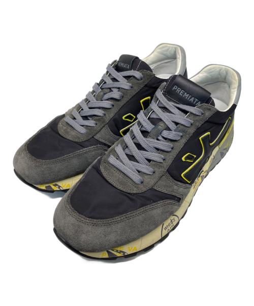 PREMIATA（プレミアータ）PREMIATA (プレミアータ) ルーシー スニーカー ブラック×イエロー サイズ:44の古着・服飾アイテム