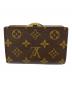 LOUIS VUITTON (ルイ ヴィトン) ポルトモネ・ビエ・ヴィエノワ ブラウン：20000円