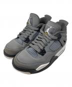 NIKEナイキ）の古着「GS Air Jordan 4 Retro」｜グレー