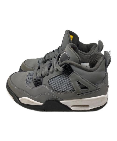 NIKE（ナイキ）NIKE (ナイキ) GS Air Jordan 4 Retro グレー サイズ:22.5の古着・服飾アイテム