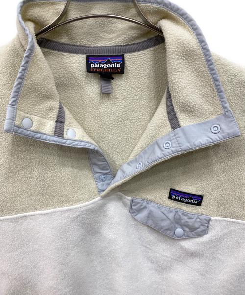 Patagonia（パタゴニア）Patagonia (パタゴニア) シンチラ スナップT プルオーバー アイボリー サイズ:Mの古着・服飾アイテム