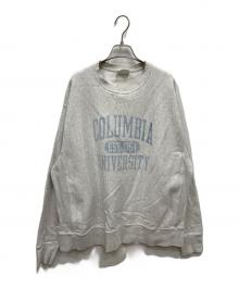 Champion REVERSE WEAVE（チャンピオン リバース ウィーブ）の古着「3段プリントスウェット」｜グレー