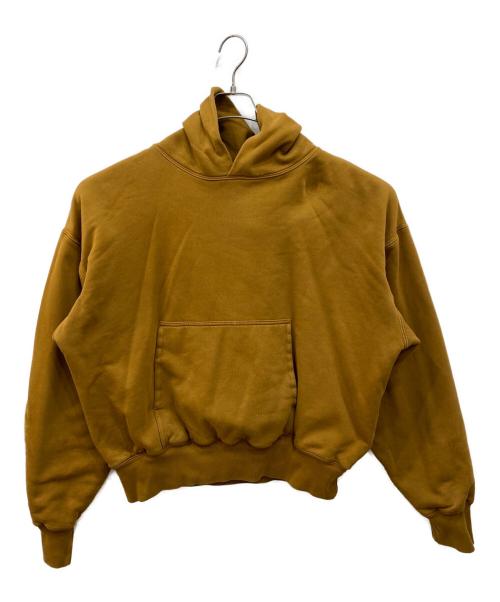 YZY（イージー）YZY (イージー) Double Layer P Hoodie ブラウン サイズ:Lの古着・服飾アイテム