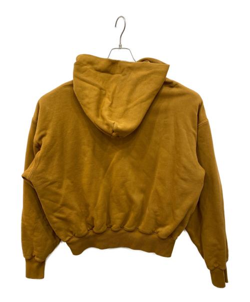 YZY（イージー）YZY (イージー) Double Layer P Hoodie ブラウン サイズ:Lの古着・服飾アイテム