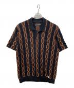 WACKO MARIAワコマリア）の古着「KNIT POLO SHIRT TYPE-3」｜ブラウン