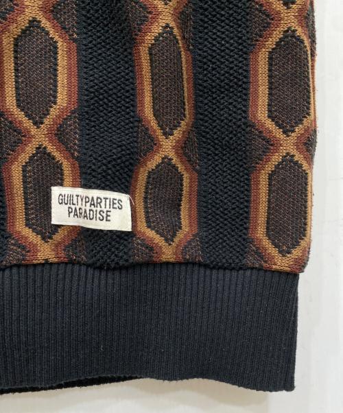 WACKO MARIA（ワコマリア）WACKO MARIA (ワコマリア) KNIT POLO SHIRT TYPE-3 ブラウン サイズ:XLの古着・服飾アイテム