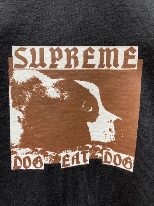 SUPREME（シュプリーム）Supreme (シュプリーム) 22SS Dog Eat Dog Hooded Sweatshirt ブラック サイズ:Lの古着・服飾アイテム