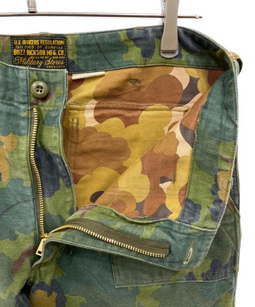 BUZZ RICKSON'S（バズリクソンズ）BUZZ RICKSON'S (バズリクソンズ) MITCHELL PATTERN CAMOUFLAGE TROUSERS グリーン サイズ:Lの古着・服飾アイテム