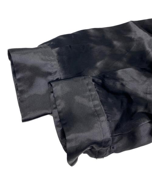 Schott（ショット）Schott (ショット) 刺繍レーヨンシャツ ブラック サイズ:Mの古着・服飾アイテム