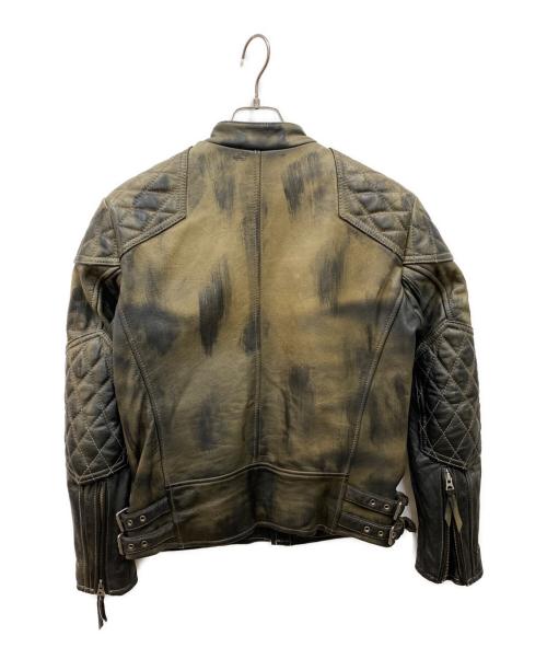 Schott（ショット）Schott (ショット) クラシックレーサー セミダブル レザージャケット ブラック サイズ:Sの古着・服飾アイテム