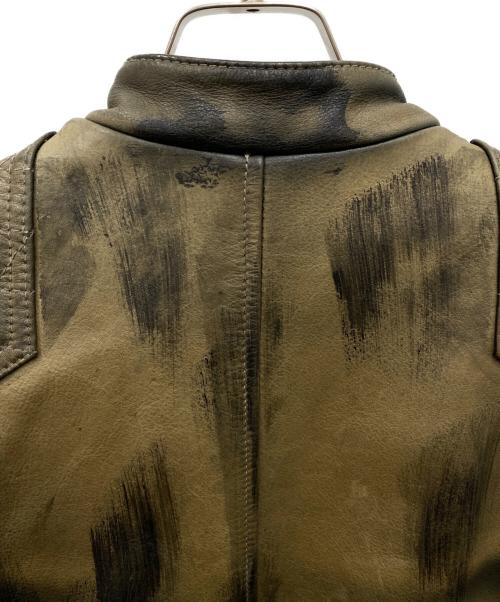 Schott（ショット）Schott (ショット) クラシックレーサー セミダブル レザージャケット ブラック サイズ:Sの古着・服飾アイテム
