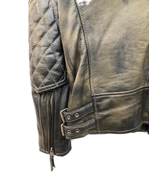 Schott（ショット）Schott (ショット) クラシックレーサー セミダブル レザージャケット ブラック サイズ:Sの古着・服飾アイテム