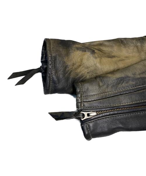 Schott（ショット）Schott (ショット) クラシックレーサー セミダブル レザージャケット ブラック サイズ:Sの古着・服飾アイテム