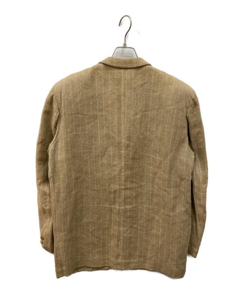 COMME des GARCONS HOMME（コムデギャルソン オム）COMME des GARCONS HOMME (コムデギャルソン オム) 90’s リネンジャケット ベージュ サイズ:Mの古着・服飾アイテム