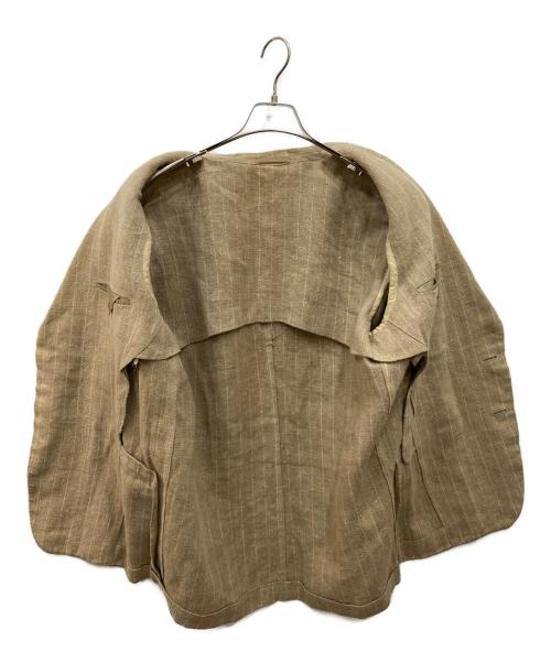 COMME des GARCONS HOMME（コムデギャルソン オム）COMME des GARCONS HOMME (コムデギャルソン オム) 90’s リネンジャケット ベージュ サイズ:Mの古着・服飾アイテム