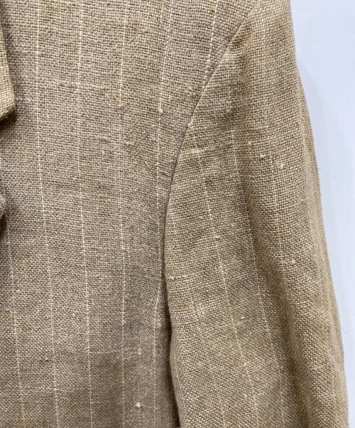 COMME des GARCONS HOMME（コムデギャルソン オム）COMME des GARCONS HOMME (コムデギャルソン オム) 90’s リネンジャケット ベージュ サイズ:Mの古着・服飾アイテム