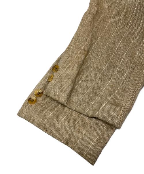 COMME des GARCONS HOMME（コムデギャルソン オム）COMME des GARCONS HOMME (コムデギャルソン オム) 90’s リネンジャケット ベージュ サイズ:Mの古着・服飾アイテム