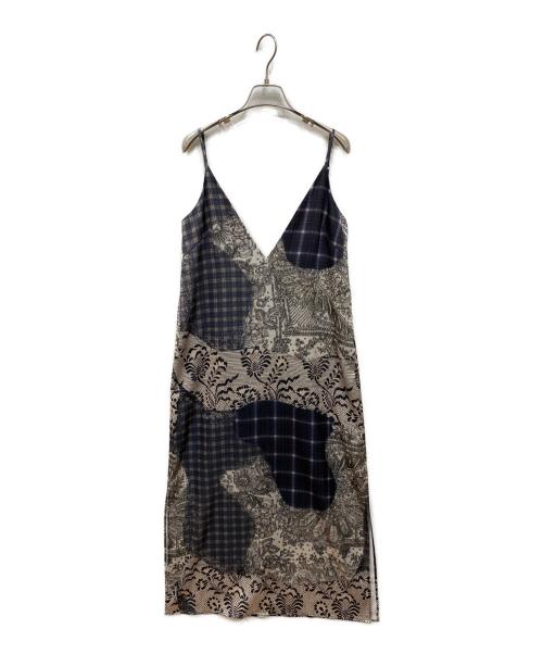 Ameri（アメリ）Ameri (アメリ) TROMPE L'OEIL SET TOP CAMI DRESS ブラック サイズ:Mの古着・服飾アイテム