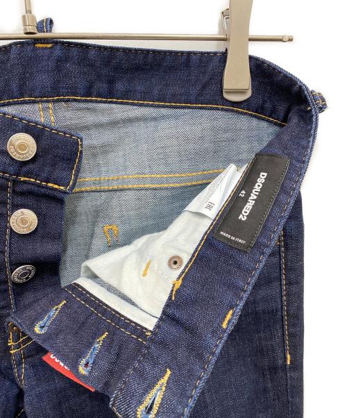 DSQUARED2（ディースクエアード）DSQUARED2 (ディースクエアード) Slim Jean デニムパンツ インディゴ サイズ:42の古着・服飾アイテム