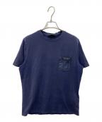 PRADAプラダ）の古着「ポケットTシャツ」｜ネイビー